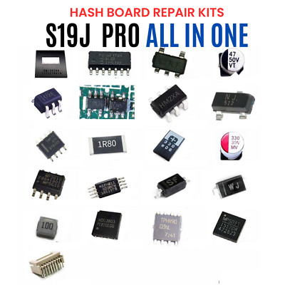 Antminer S19J Pro Hash Board Accessories Kit ASIC Chips BHB42601 Repair Service