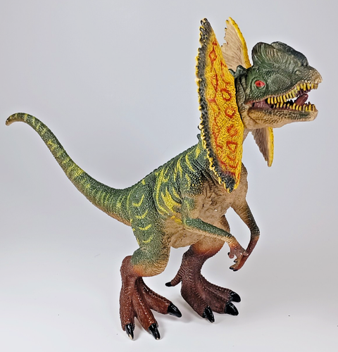 Figura de acción de dinosaurio Dilophosaurus de 8" juguete - WM84495 TM04-0322. Realista. - Imagen 5 de 9