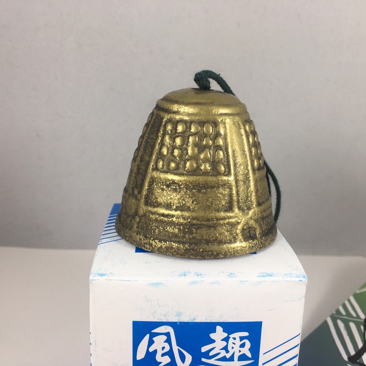 Japanese Wind Chime Nambu Cast Iron Gold Temple Home Garden Bell