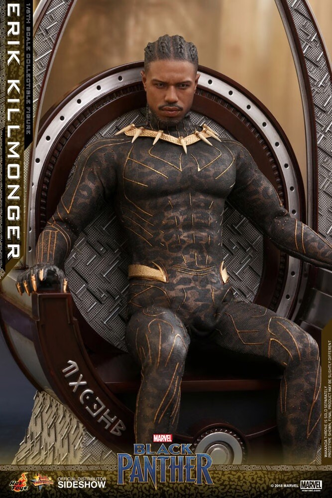 2018 1/6 Marvel Black Panther Erik Killmonger Figure Hot 2018 1/6 Marvel Black Panther Erik Killmonger Figure Hot