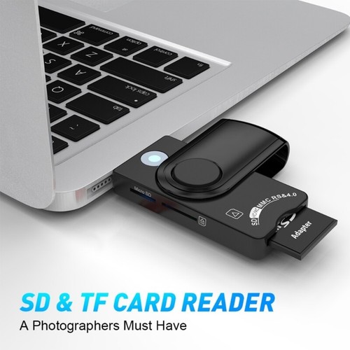 Portable USB3.0 Card Reader 5 in 1 Adapter for SDTF SIMs IDs IC Cards for Window - Zdjęcie 6 z 8