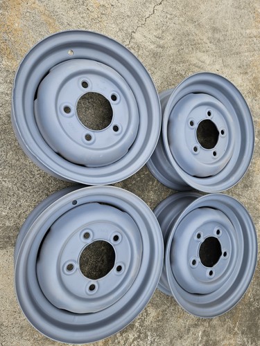 Land Rover steel wheels 16 X 5 and 5.5 ROH set 4 Series 1 2 2A Discovery - Picture 2 of 7