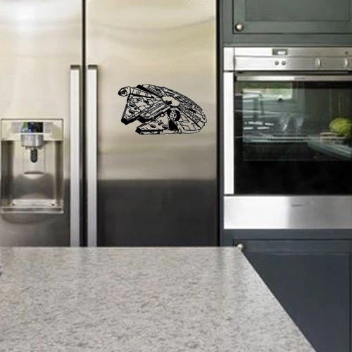 Calcomanía de vehículo Star Wars Rebels Halcón Milenario para Macbook Laptop Ventana de coche Foto 3 de 4