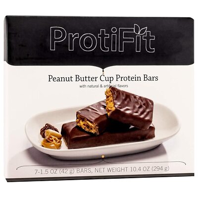 ProtiFit Ideal Protein Compatible Snack Bars, Low Calorie, 7 Servings Per Box