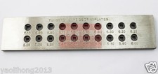 Tungsten Carbide Wire Drawplate Jewelry Making 20 Square Holes 5.10-7.00mm