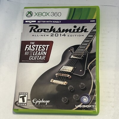 ROCKSMITH 2014 Edition Microsoft Xbox 360 Video Game Only - AA30