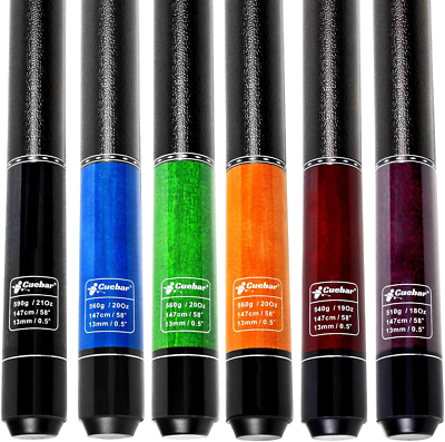 Pool Sticks Set Of 6, Pool Cues 18 19 20 21 Oz, 58
