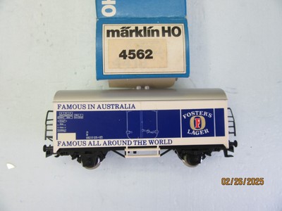 HO - Marklin 4562  Beer Box Car ''FOSTER'S LAGER'' of the  DB - NOS