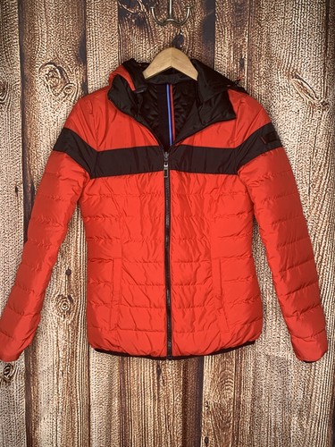 Womens BMW Reversible Down Jacket Red 