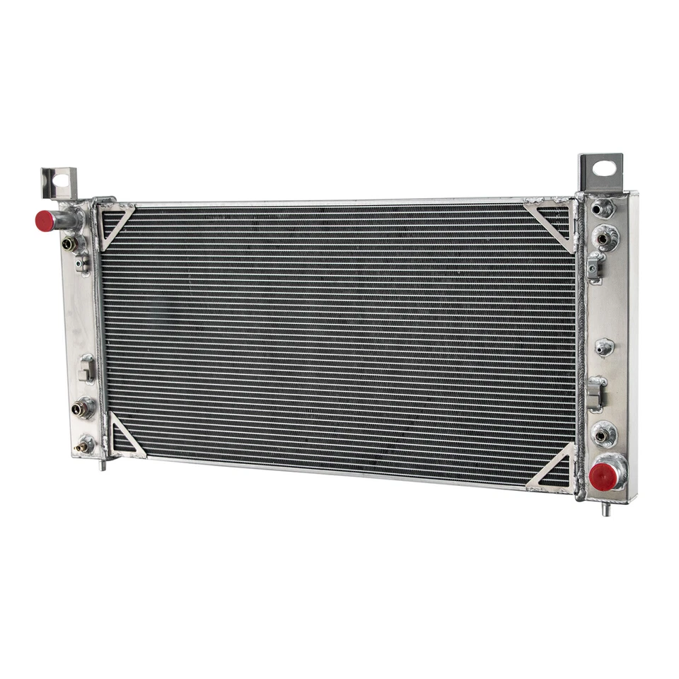 3 Row Aluminum Radiator For 1999-2013,02 Chevrolet Silverado 2500/Suburban 1500 Foto 4 de 4