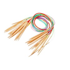 New US Sizes 0-15 Bamboo Circular Knitting Needles 40" 100 cm Choose Size