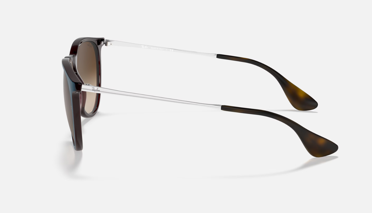 New! Ray-Ban ERIKA CLASSIC Brown Lens Size Small RB4171 001 55-15