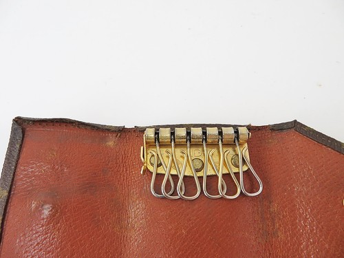 Auténtico estuche vintage con soporte de lona con monograma 6 llaveros LOUIS VUITTON #56722 - Imagen 12 de 15