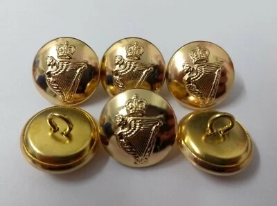 British Military Issue Irish Guards Insignia Dress Buttons 30L ASBT42