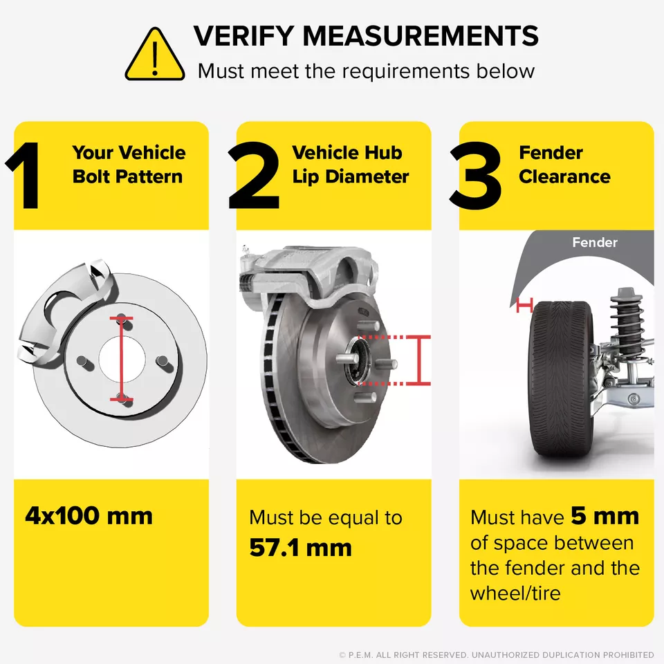 5 mm | Espaciadores de rueda centrados en el cubo | 4x100 | Buje de 57,1 mm | se adapta a BMW E30 Foto 3 de 4