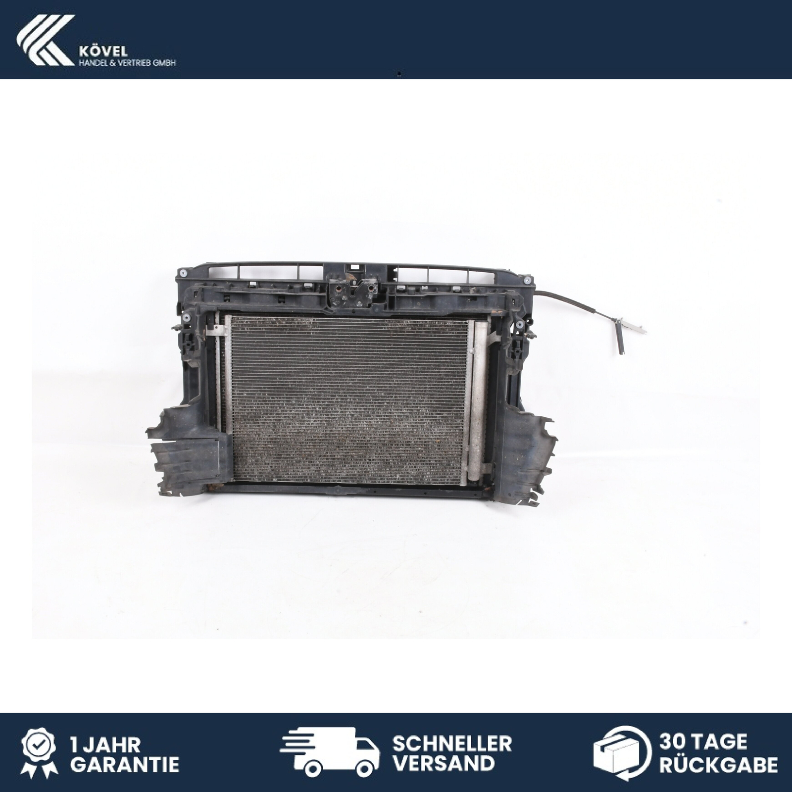 Paquete Fresco Con Ventilador Del Motor Y Condensador Aire VW Golf 7 2.0 Tdi