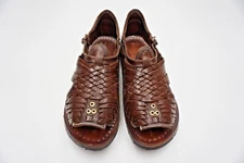 HUARACHES PACHUCO ORIGINAL COLOR BROWN RETRO VINTAGE ACME - MRM66