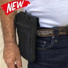 Concealed Carry Pistol Waist Pack Gun Holster with Belt Loops Pistol Storage Bag