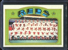 1972   Topps   Baseball    # 651   Reds Team Card   (EX)   Excellent