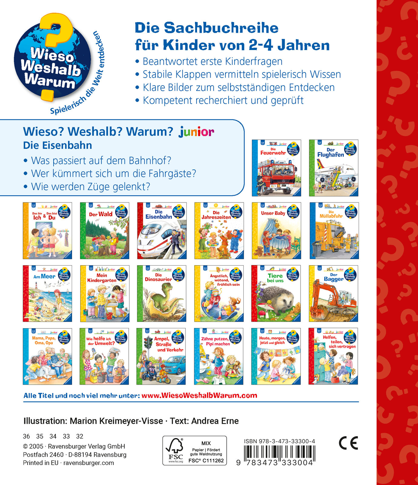 Thumbnail - Marion Kreimeyer-visse; Andrea Erne / Wieso? Weshalb? Warum? Junior,