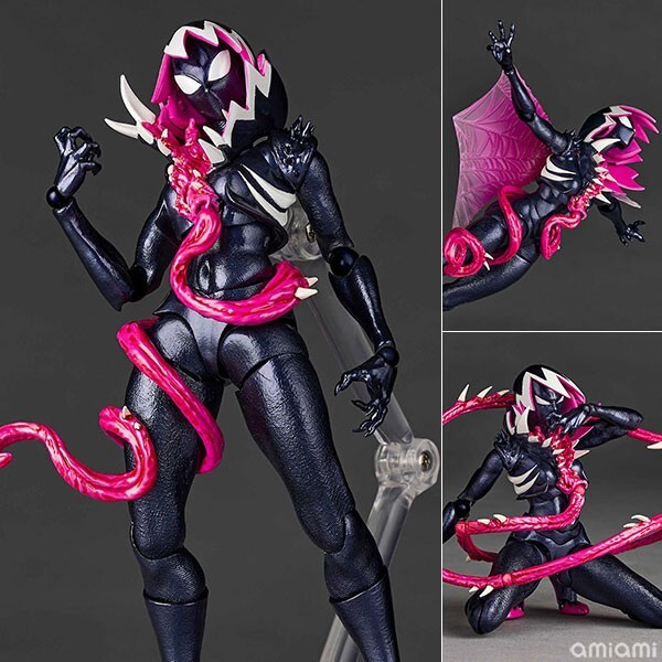 海洋堂　AMAZING YAMAGUCHI Spider-Gwen Kaiyodo] Revoltech Amazing Yamaguchi Spider-Gwen Gwenom From
