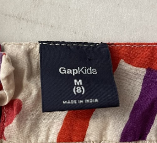 Gap Kids Dress Girls M 8 Floral Sun Cotton Lined Summer - Picture 4 of 4
