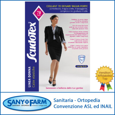 479 SCUDOTEX COLLANT 70 DEN TAGLIA FORTE CALZE PREVENTIVE