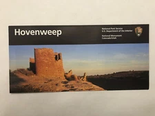 Hovenweep National Monument Park Unigrid Brochure Map NPS Newest Version CO Utah