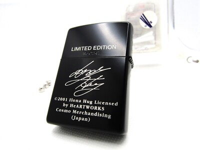 K-1 Grand Prix Andy Hug Black Silver Limited Zippo 2001 Mint Rare