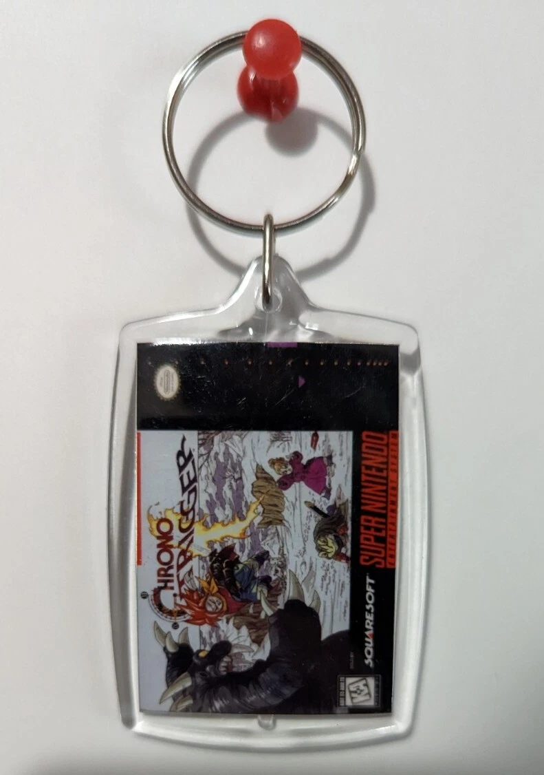 Chrono Trigger Mini SNES Video Game Box Art Keychain eBay