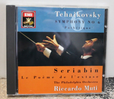 Symphonies 6 '' Pathetique '' Scriabin ''Le Poeme de l'extase op54'' audio CD