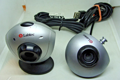 2x Labtec-WEB-Cam -Vintage PC- Kamera  aus Nachlass / PC-Umbau
