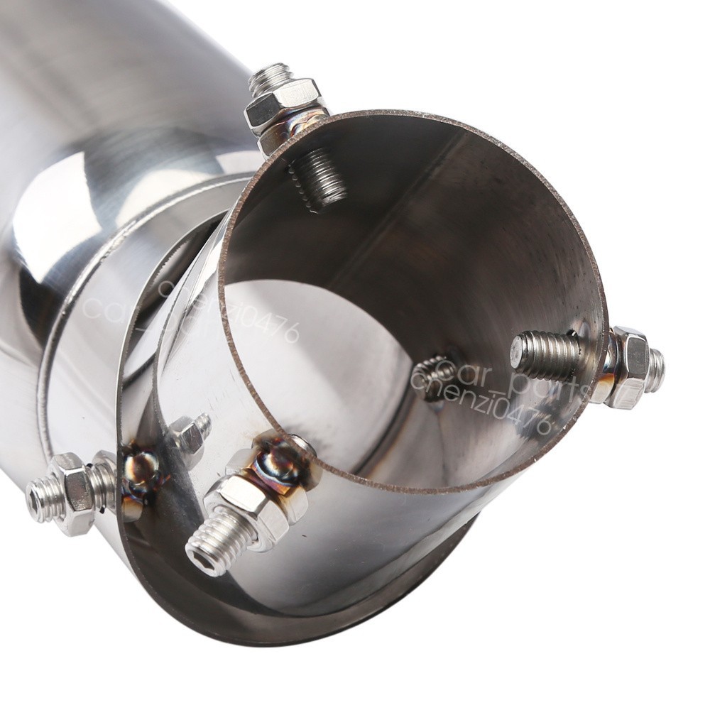 Chrome Stainless Steel Rear Exhaust Pipe Tail Muffler Tip For 2012 Aston Martin