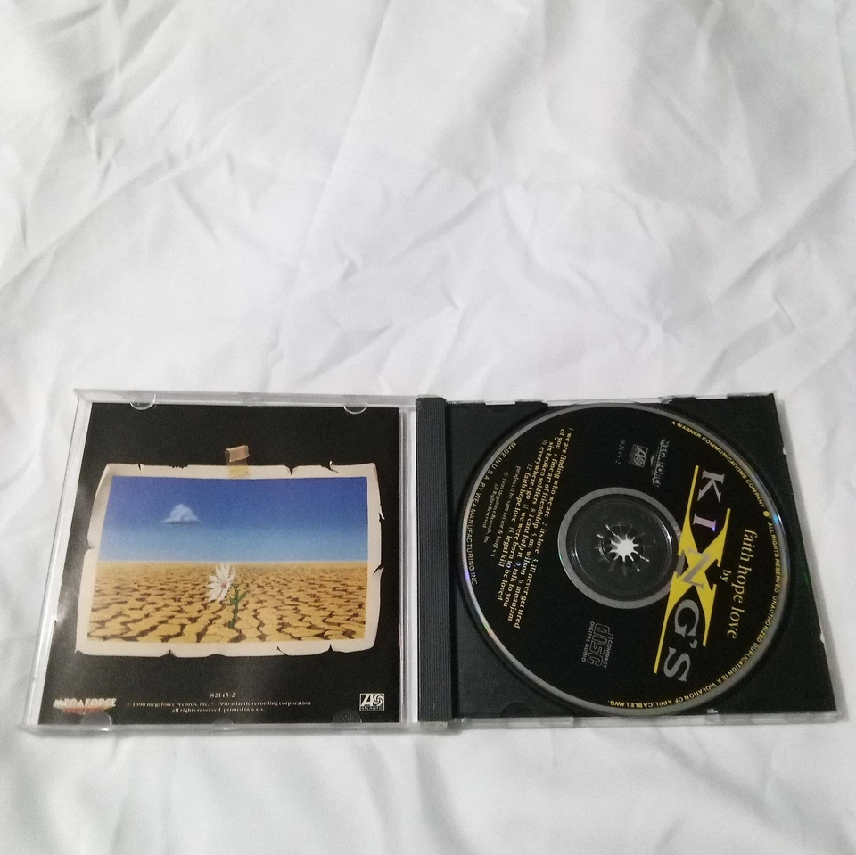 Kings X Faith Hope Love 1990 CD Megaforce Records Foto 3 de 3