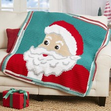 Herrschners Jolly Ol' Throw Crochet Kit