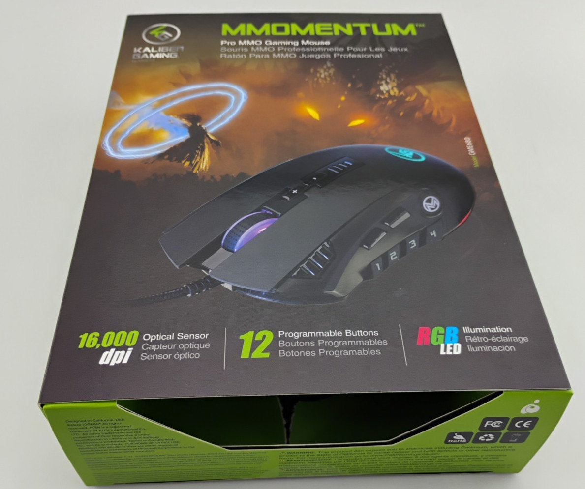 IOGEAR 12 Button MMO  12 programmable buttons 5 dpi settings