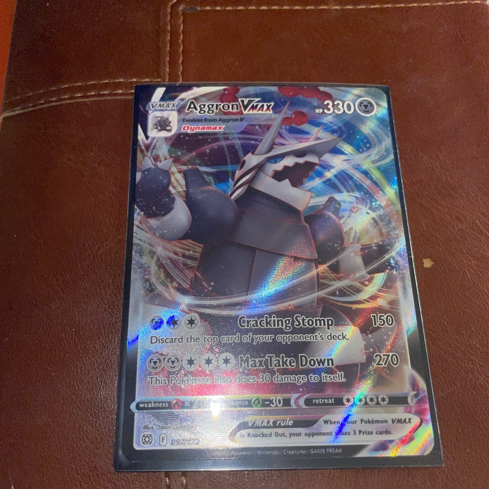 Aggron Vmax 097/172 Brilliant Stars NM/Near Mint