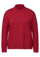 Damen Pullover Stehkragen Street One GrößE M Blau Baumwolle Modell-Nr. 12345