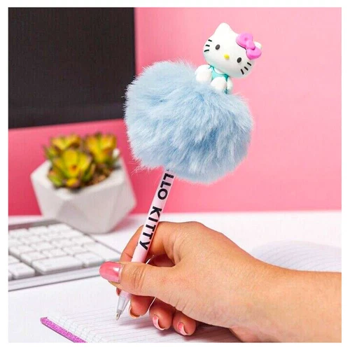 Sanrio Hello Kitty Pom Pluma Papelería Regalo de Cumpleaños 3D Figura Estampado - Imagen 2 de 3