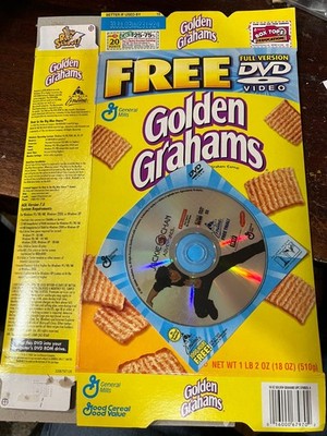 Golden Grahams Cereal Box With Jackie Chan Adventures DVD Video Full Version