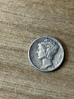 1935 Mercury Dime XF