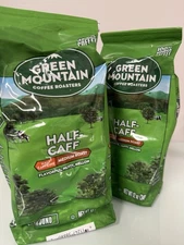 Green Mountain Half Caff Medium Roast Ground Coffee.  6 Bags.  BBD 06/25.  Bulk