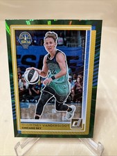 Courtney Vandersloot 2025 Panini Donruss WNBA Green Laser #34 Sky