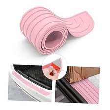 8sanlione Car Rear Bumper Protector Guard, Anti-Scratch 40.9"x3.5" Pink