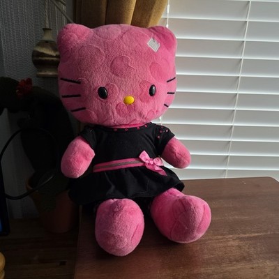  2013 Limited Edition Build a Bear Hello Kitty Valentine Pink Hearts Dress Rare 