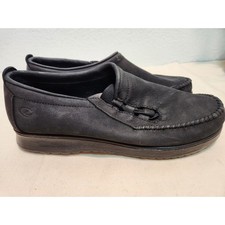 Dexter Walkmocs Harmony Black Leather Shoes Men's 9M NWOB Made in USA Casual