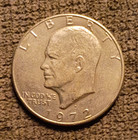 1972 Eisenhower $1 Dollar Type 1 Business Strike Philadelphia KM#203 — photo 1