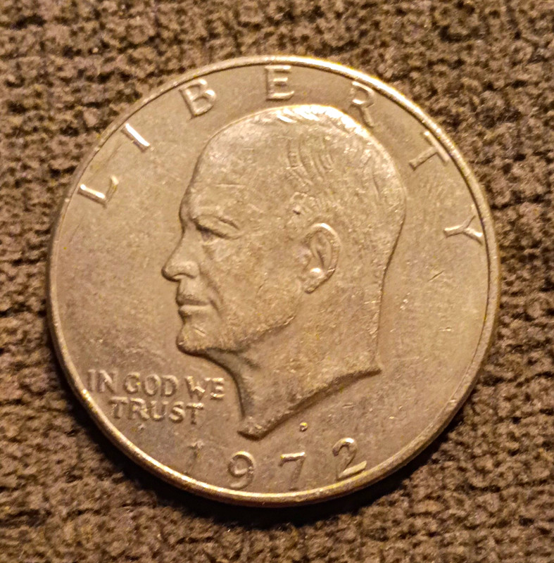 1972 Eisenhower $1 Dollar Type 1 Business Strike Philadelphia KM#203