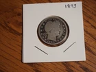 `1893 Barber Quarter, good condition, 90 % silver
