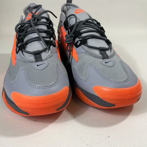 Nike Zoom ZM Air 2K A00269-007 Lace Up Gray Orange Sneaker Shoes Sz 9 NWOB - Picture 17 of 19